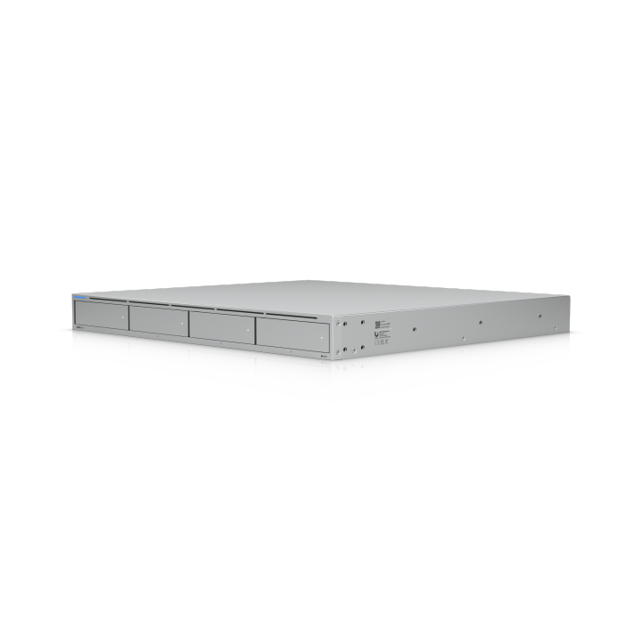 Ubiquiti UniFi NAS System UNAS Pro 4 - 4x 2.5/3.5" HDD - 2x M.2 NVMe - 1x GbE - 2x SFP+ - UNAS-Pro-4