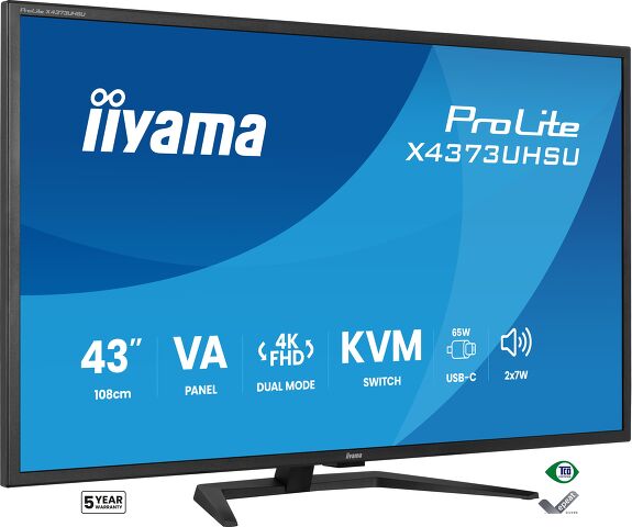 iiyama TFT 42,5"/108cm iiyama ProLite X4373UHSU *negru*