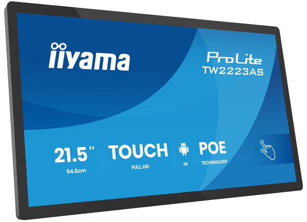 Iiyama Tablet 21,5"/54,6cm ProLite TW2223AS-B3P *negru* 16:9 24/7