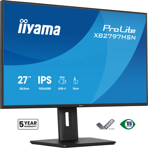 iiyama TFT 27,0"/68,5cm iiyama ProLite XB2797HSN-B1 *negru* 16:9