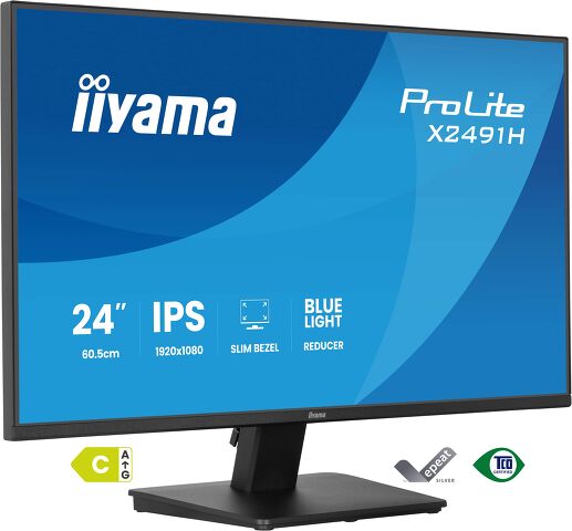 iiyama TFT 24,0"/60,5cm iiyama ProLite X2491H-B1 *negru* 16:9