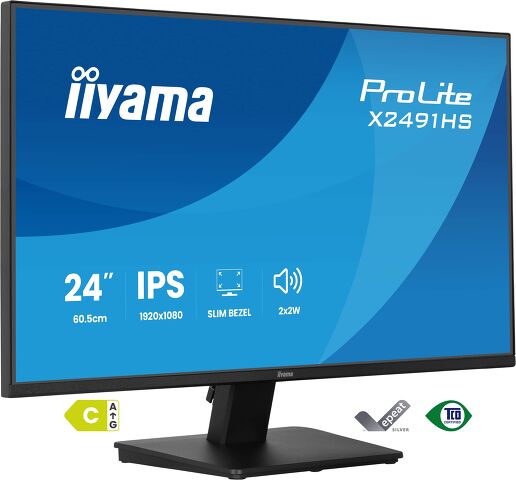 iiyama TFT 24,0"/60,5cm iiyama ProLite X2491HS-B1 *negru* 16:9