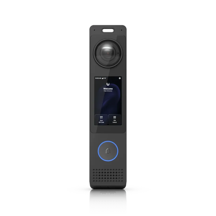 Ubiquiti UniFi G6 Pro Entry - Video Doorbell - 12MP - max. 20 FPS - IR - IP55 - PoE at - black - UVC-G6-Pro-Entry