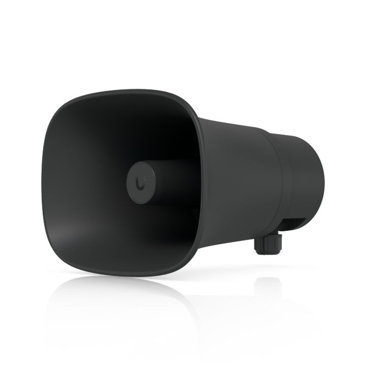 Ubiquiti UniFi Protect AI Horn Speaker - PoE+ - IP66 - black - UP-AI-Horn-Speaker-B
