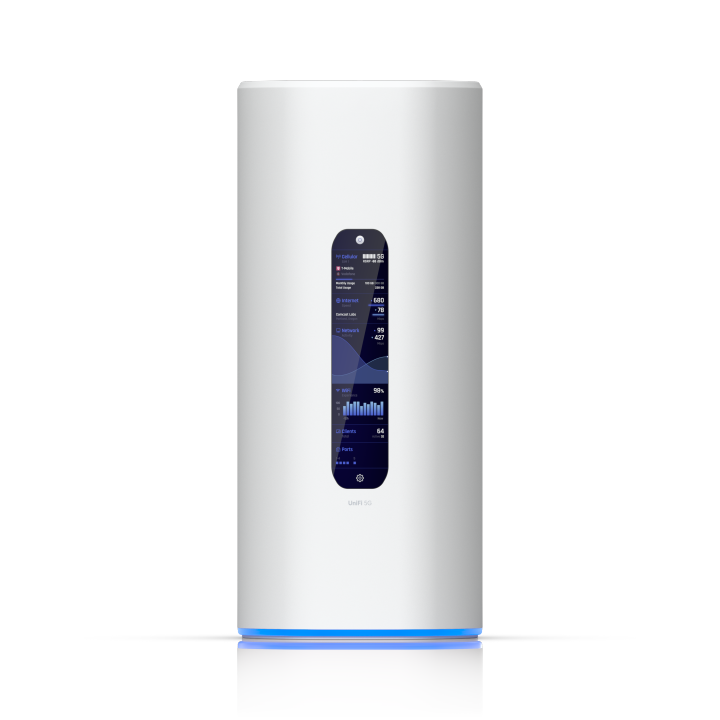 Ubiquiti Dream Router 5G Max - UniFi OS Console Full Stack - 2.3 Gbps IDS/IPS - 1x SFP+ - 4x 2,5 GbE - 30+ Devices - 5G - WIFI7 - BE10600 - UDR-5G-Max