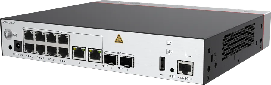 Huawei Datacom Huawei Wireless Access Controller - 256 APs - 10 GbE - AC650-265AP - eKit