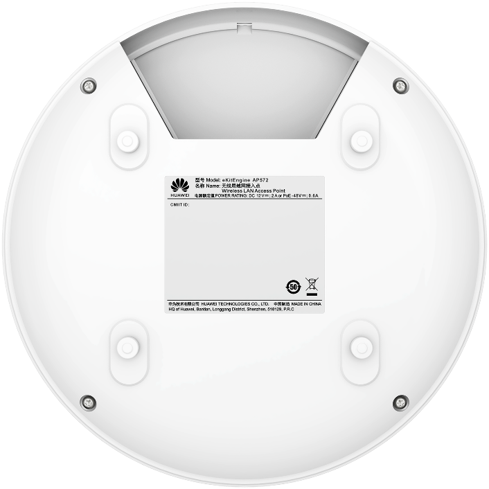 Huawei Datacom Huawei Wireless AP WIFI7 - BE6500 - 4x4 - Indoor - 2,5GbE - AP572 - eKit - imaginea 3
