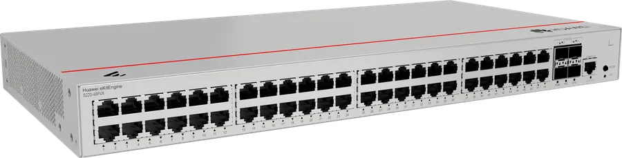 Huawei Datacom Huawei Switch full managed L2 52 Port - 48x GbE - PoE Budget 380W - 48x PoE at - 4x SFP+ - 19" - S220-48P4X - eKit