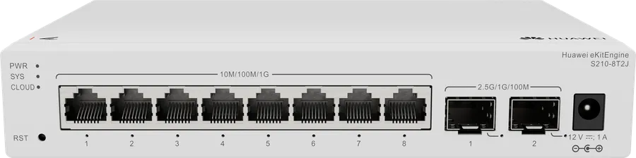 Huawei Datacom Huawei Switch full managed L2 10 Port - 8x GbE - 2x 2,5GbE SFP - S210-8T2J - eKit - imaginea 3