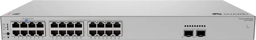 Huawei Datacom Huawei Switch full managed L2 26 Port - 24x GbE - PoE Budget 400W - 24x PoE at - 2x 2,5GbE SFP - 19" - S210-24P2J - eKit - imaginea 3