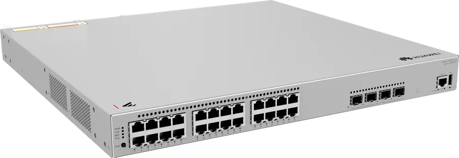 Huawei Datacom Huawei Switch full managed L2+ 28 Port - 24x GbE - PoE Budget pana la 840W - 24x PoE at - 4x SFP+ - 19" - iStack - S310-24P4X-M - eKit