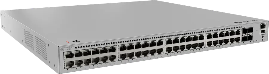 Huawei Datacom Huawei Switch full managed L2+ 52 Port - 48x GbE - PoE Budget 864W - 48x PoE at - 4x SFP+ - 19" - iStack - S310-48HP4X - eKit