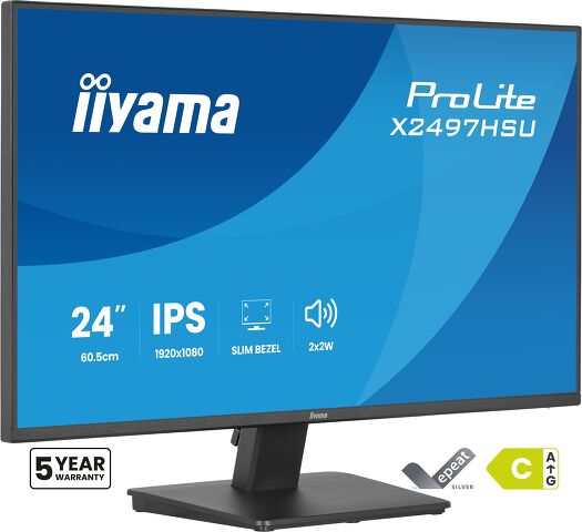 iiyama TFT 24,0" iiyama - ProLite - X2497HSU-B1 *negru* 16:9