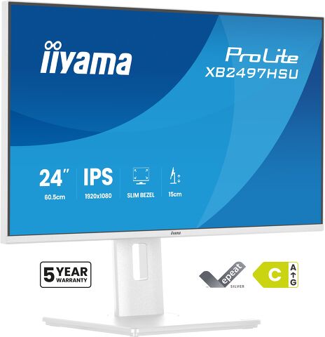 iiyama TFT 24,0" iiyama - ProLite - XB2497HSU-W1 *alb* 16:9