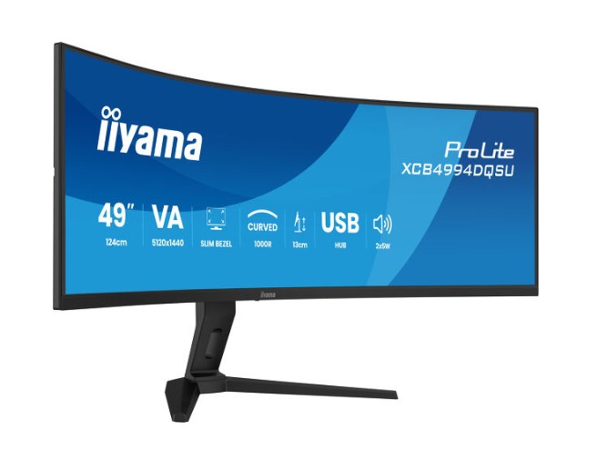 iiyama TFT 49,0"/124,0cm iiyama ProLite XCB4994DQSU *negru* 32:9