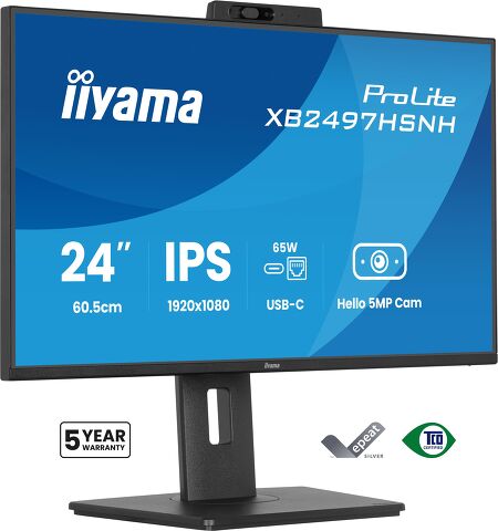 iiyama TFT 24,0" iiyama - ProLite - XB2497HSNH-B1 *negru* 16:9 - Webcam