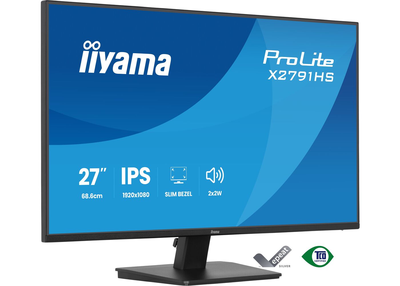 iiyama TFT 27,0" iiyama - ProLite - X2791HS-B1 *negru* 16:9