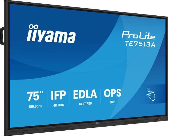 iiyama TFT Touch 75,0" iiyama - ProLite - TE7513A-B2AG *negru* 16:9