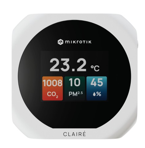 MikroTik Claire lite - Air Quality Monitor device White