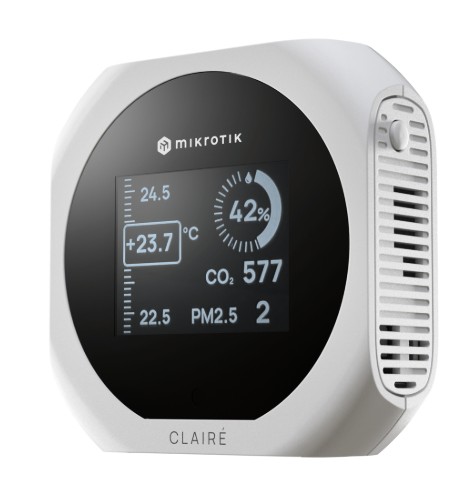 MikroTik Claire - Air Quality Monitor device White - imaginea 3