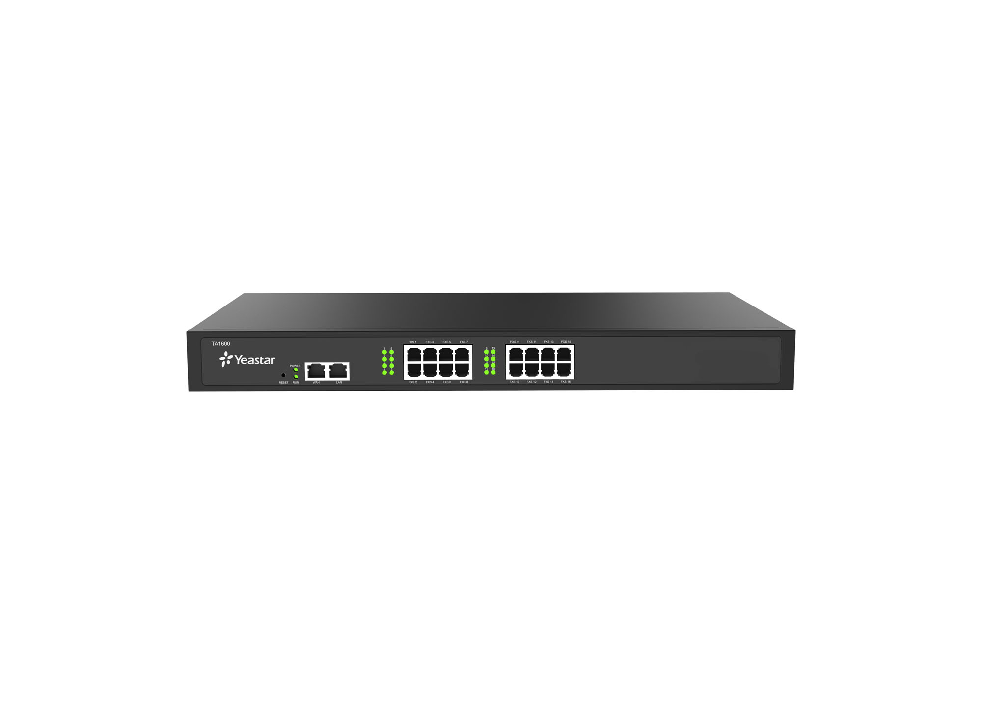 Yeastar VoIP-Gateway TA1600 16xFXS RJ11 bzw. 1xFXS RJ21