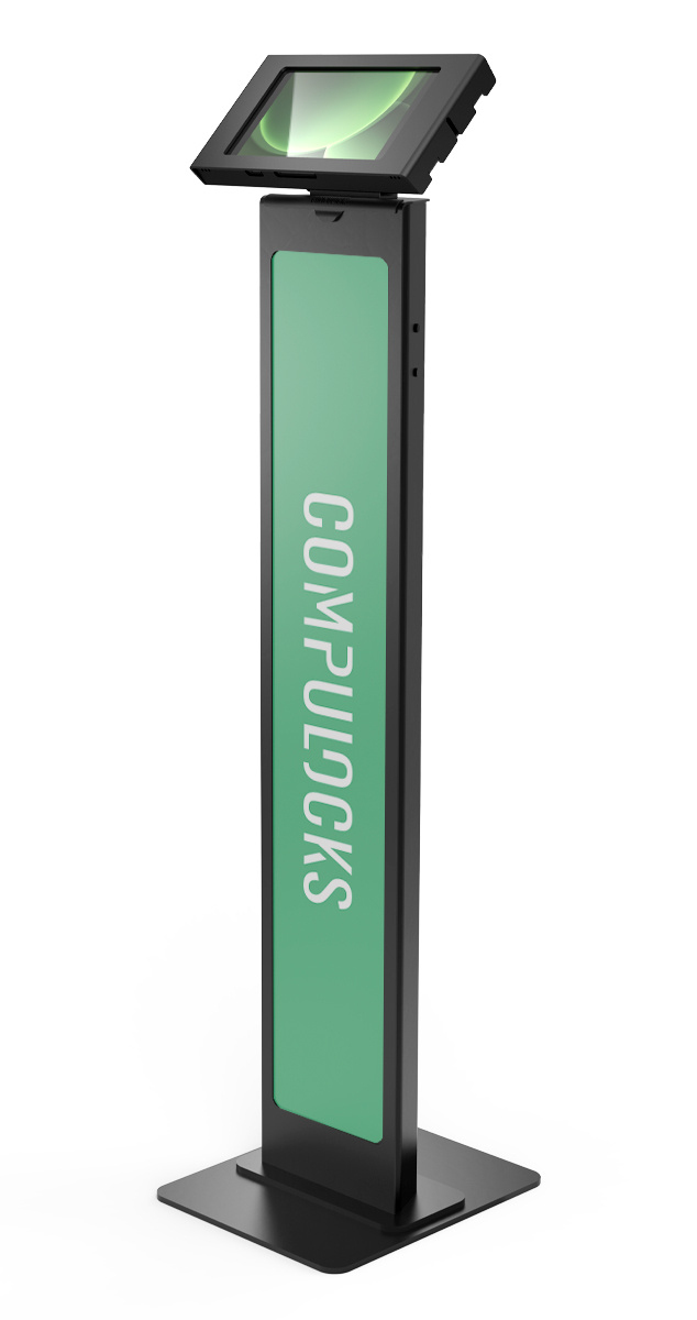 GALAXY TAB ACTIVE 3/5 8IN APEX/ENCLOS BRANDABLE FLOOR STAND BLK