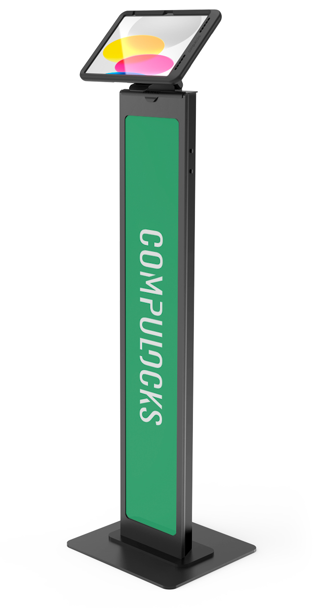 IPAD 10TH-11TH (A16) GEN POWER/MOVE BRANDABLE FLOOR STAND BLK