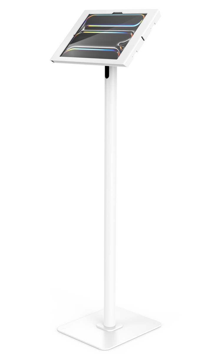IPAD PRO M4 13IN APEX ENCLOSURE/SWIFT FLOOR STAND - WHITE