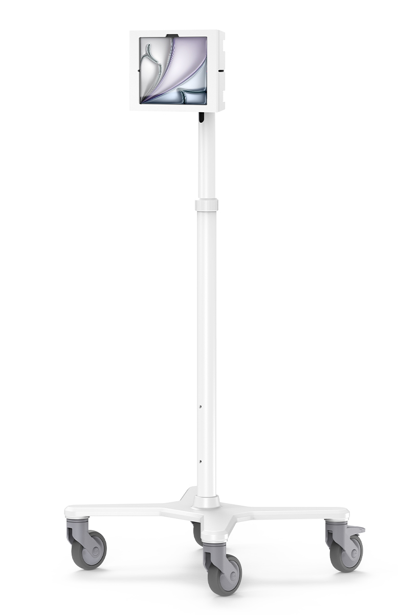 IPAD AIR M2 AND M3 11IN APEX EN/ROLLING CART RISE FREEDOM EXT.WH