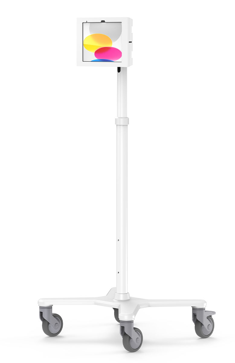 IPAD 10-11 GEN APEX ENCLOSURE/MEDICAL ROLLING CART EXTENDED