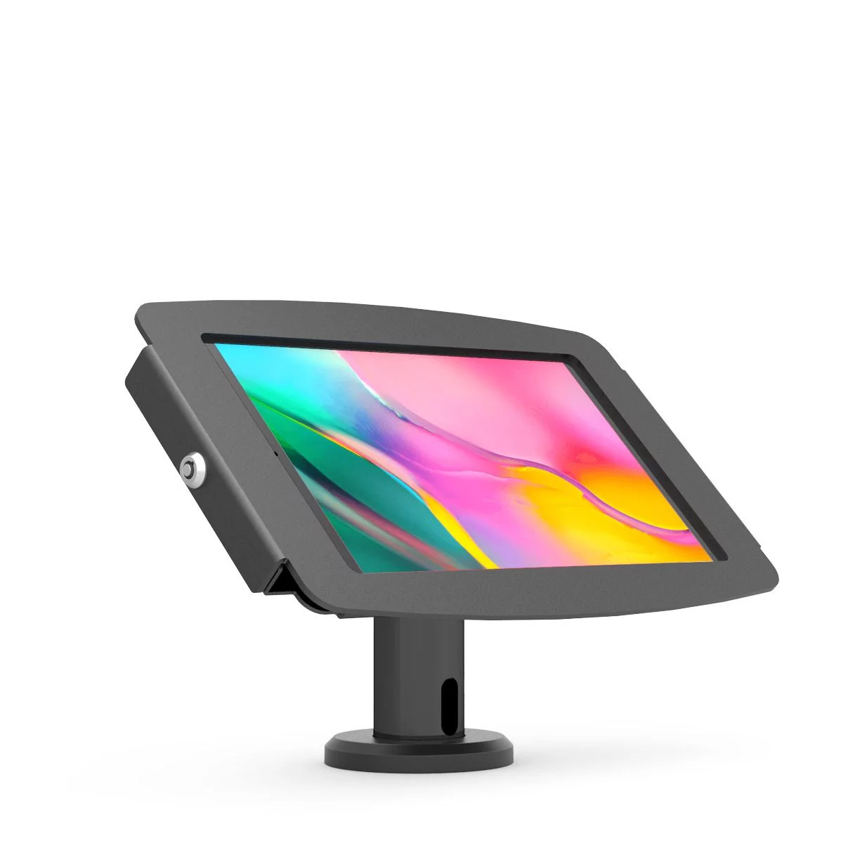 GALAXY TAB A7 LITE 8.7IN SPACE/ENCLOSURE TILTING STAND 4IN BLK