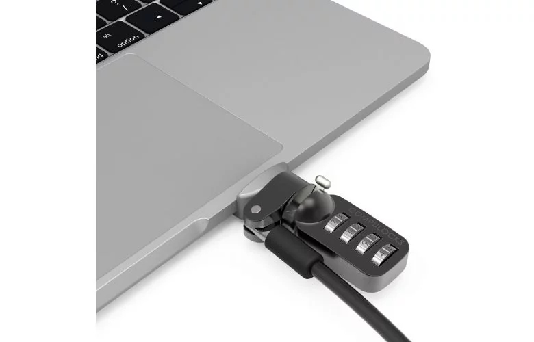 LEDGE LOCK ADAPTER MACBOOK PRO/13IN M1/M2+COMB. CBL LOCK SILVER