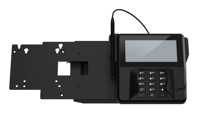 EMV cradle kit for Wallaby self-service stand with Android I-Series 4, compatible with Verifone MX91