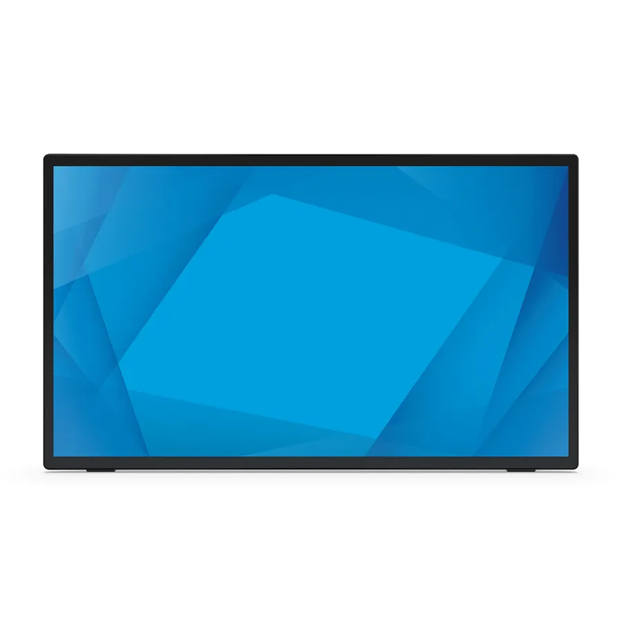 Elo 2770L 27-inch wide LCD Monitor, Full HD, Projected Capacitive 10-touch, USB Controller, Anti-glare, Zero-bezel, Collapsible Stand, VGA, DP and HDMI video interface, Black, Worldwide