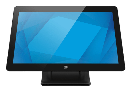 Elo 1509L 15.6-inch wide LCD Desktop, HD, Projected Capacitive 10-touch, USB Controller, Clear, Zero-bezel, Stand, mini-VGA and HDMI video interface, Black