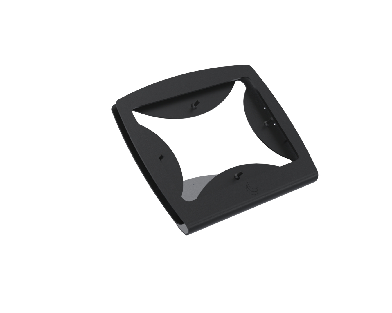 C-FRAME 1.0 10.5IN BLACK/W/HINGE MOUNT FREE STANDING