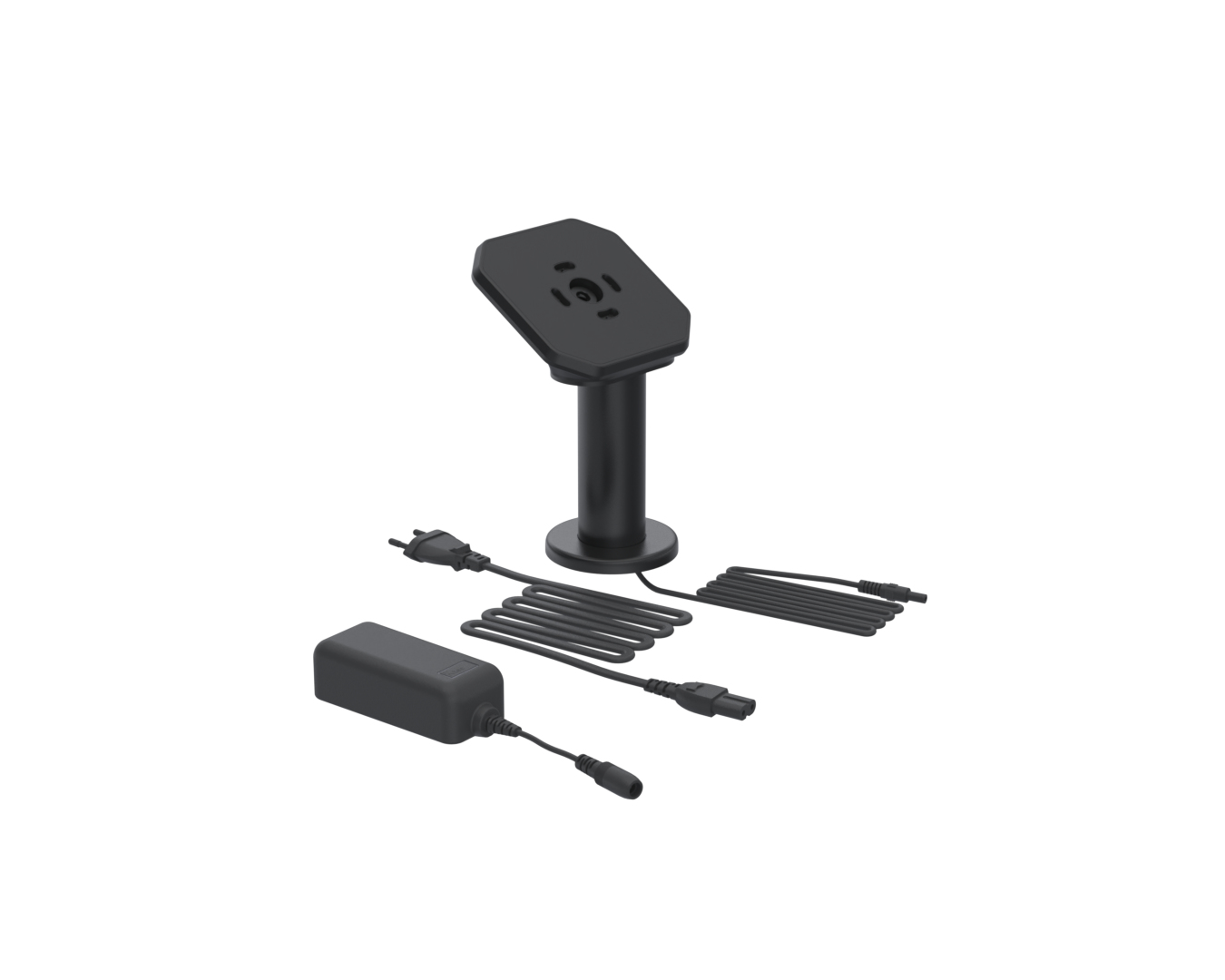 DOCK AND CHARGE DOCK AND POLE/ONLY - BLACK