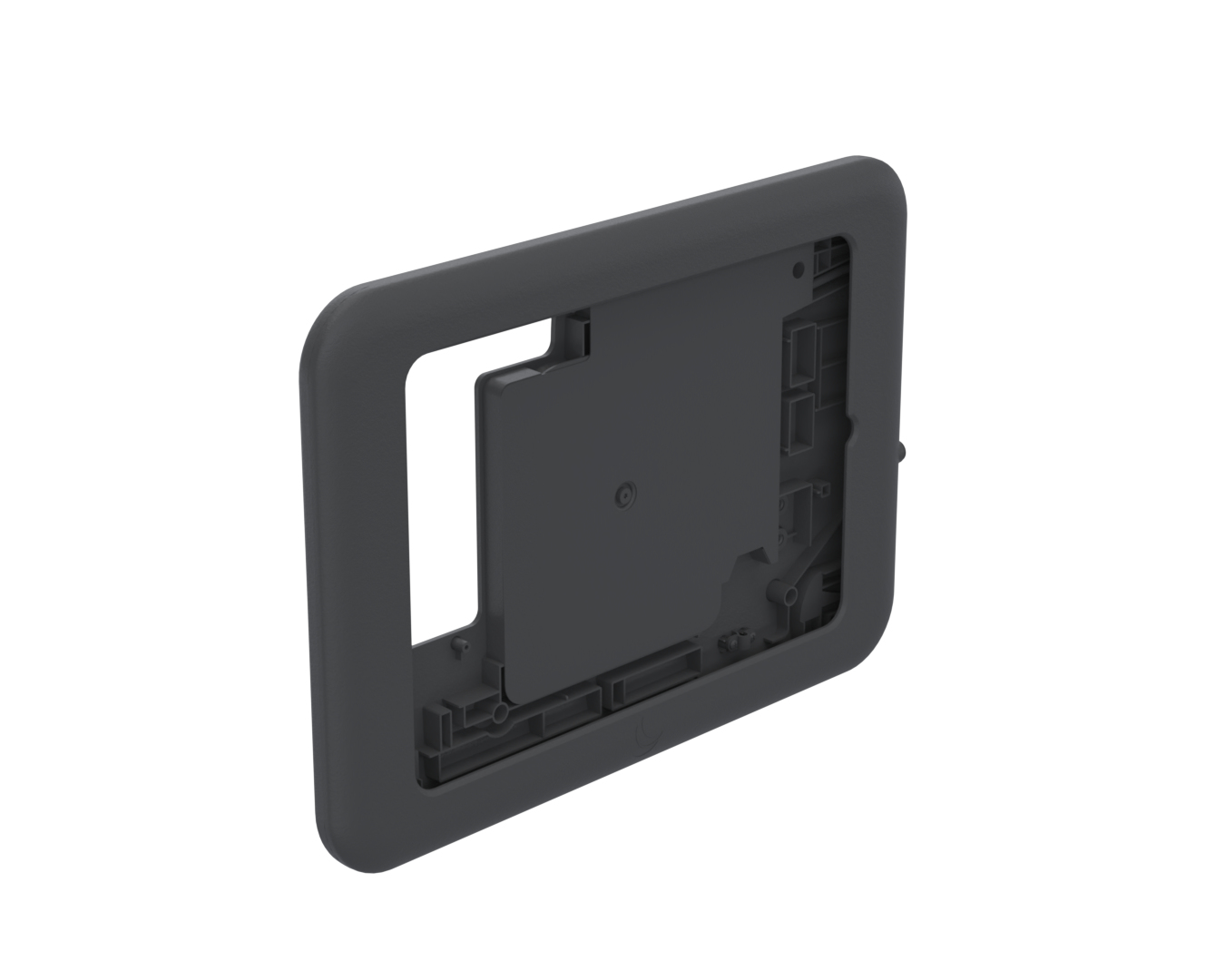 DOCK AND CHARGE APPLE ENCLOSURE/- NO ACCESSORIES BLACK