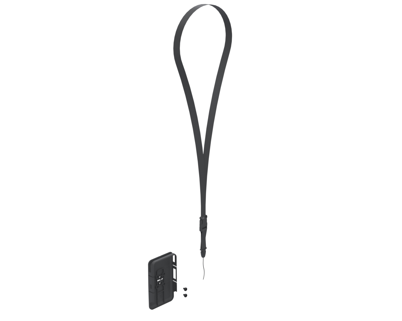 M-CASE F/INGENICO ICMP/W/LANYARD+RETRACTABLE CBL BLACK