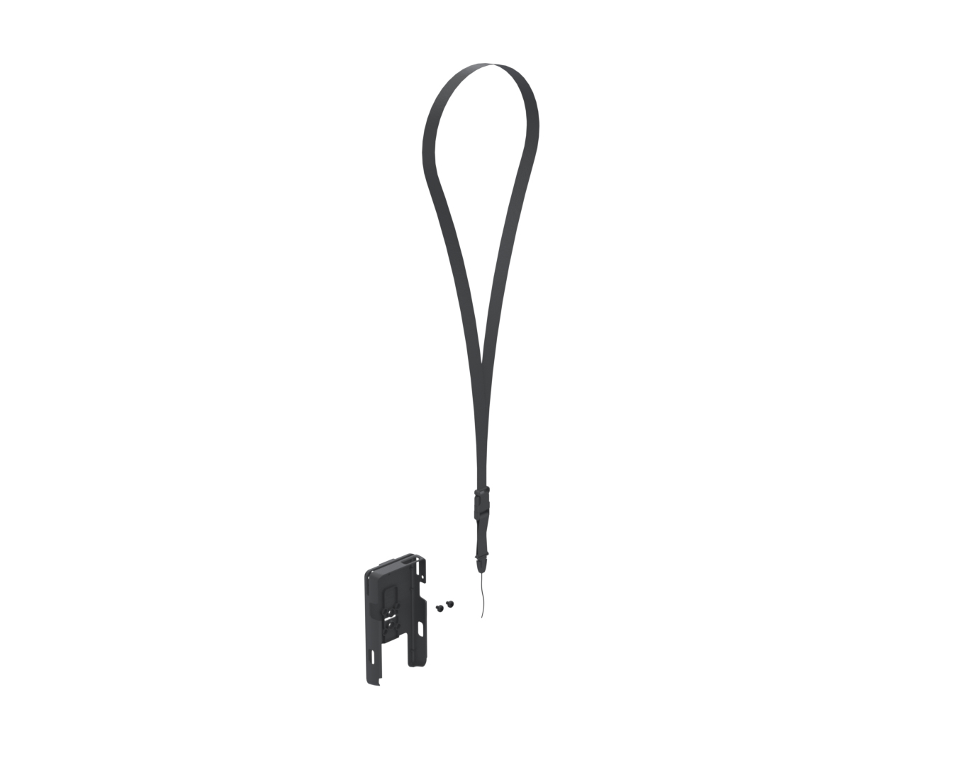 MCASE FOR INGENICO ISMP4 W./LANYARD BLACK