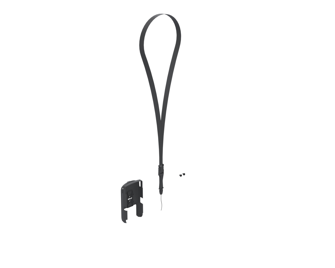 M-CASE F/INGENICO LINK 2500/18.5/19.5MM LANYARD/RETRACT BLK