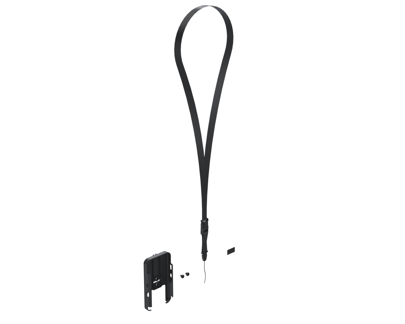 MCASE F/ VERIFONE E280 W./LANYARD. - BLACK
