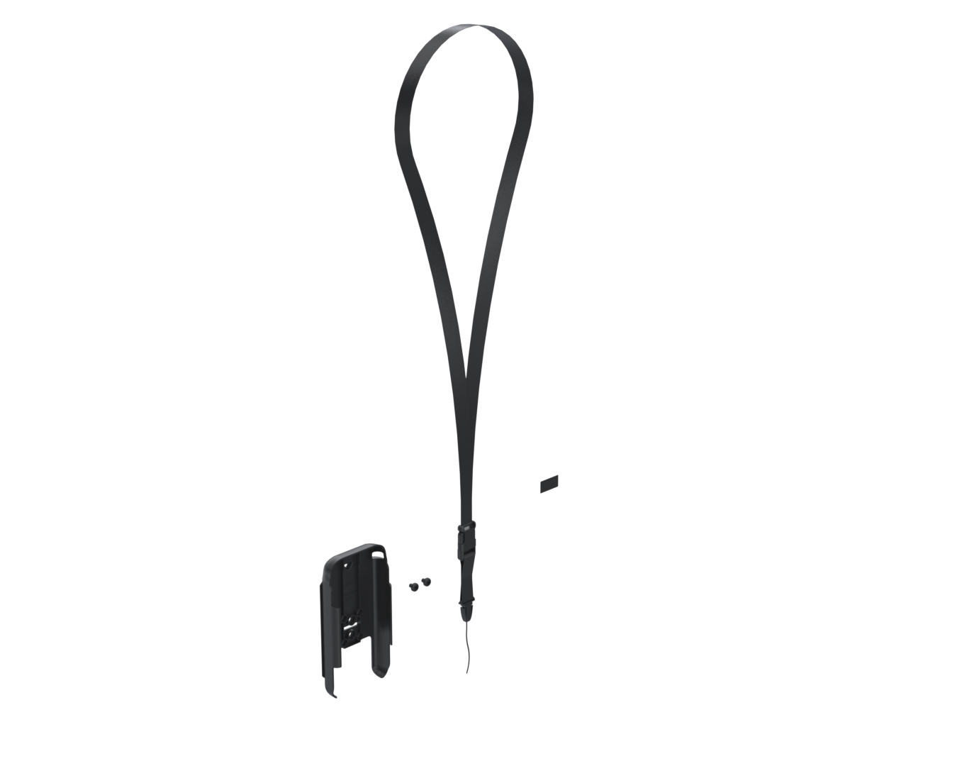MCASE F/ VERIFONE E285 W./LANYARD. - BLACK