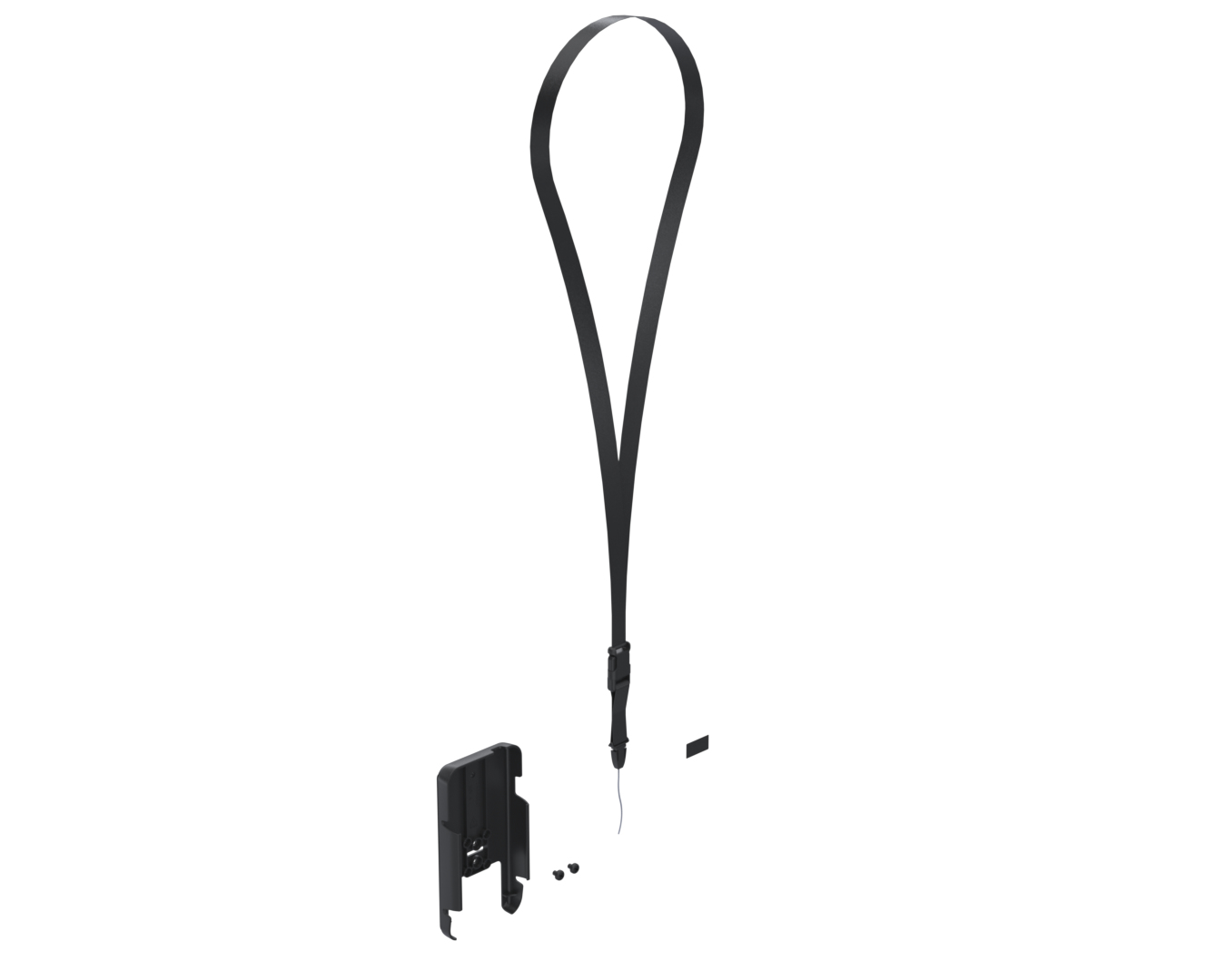 MCASE F/ PAX D220 / CCV FLY/NEXT W. LANYARD. - BLACK