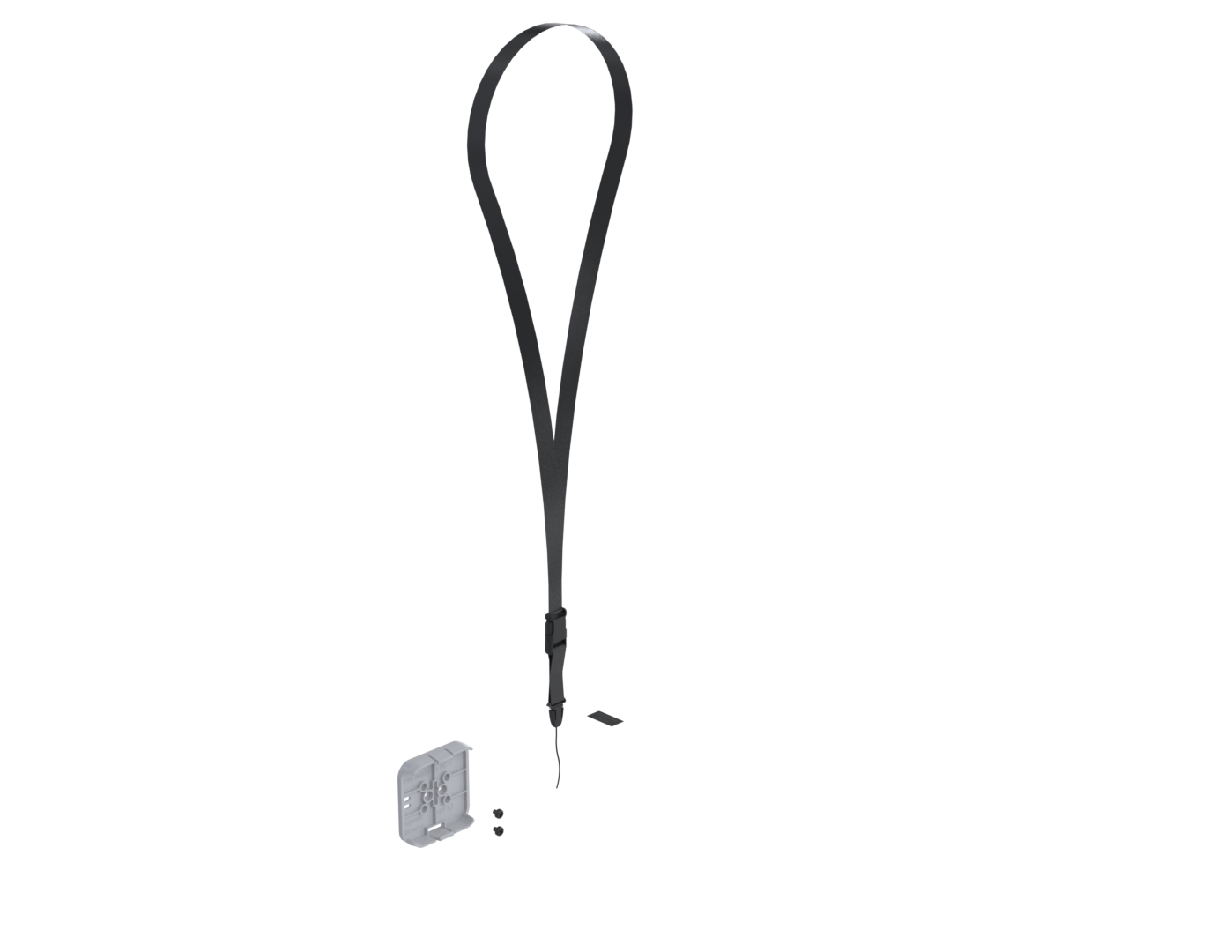 MCASE FOR SQUARE READER W./LANYARD - WHITE
