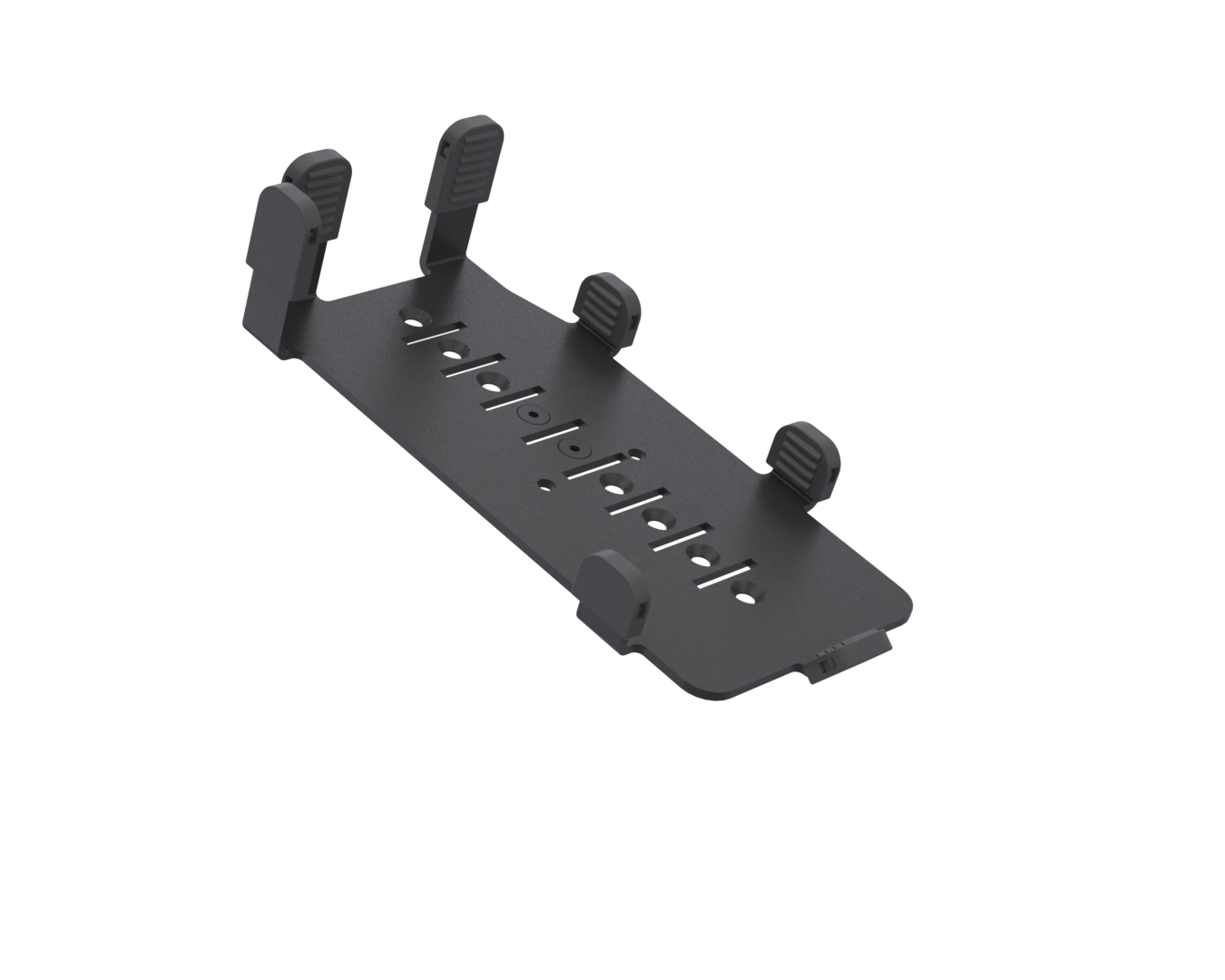 MULTIGRIP PLATE FOR VERIFONE/P200/P400 NO HANDLE BLACK