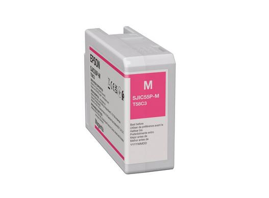 SJIC55(M): INK CARTRIDGE FOR/COLORWORKS CW-D6500/D6000-MAGENT