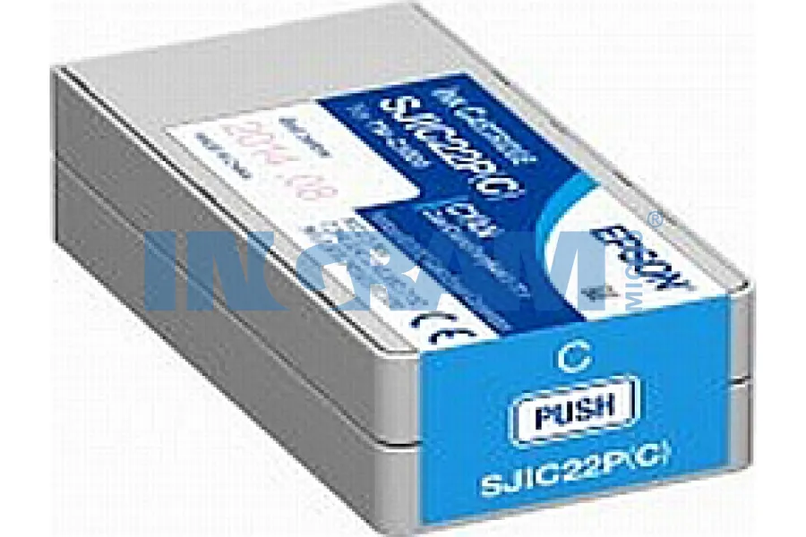 SJIC22P(C): Ink cartridge for ColorWorks C3500 (Cyan)
