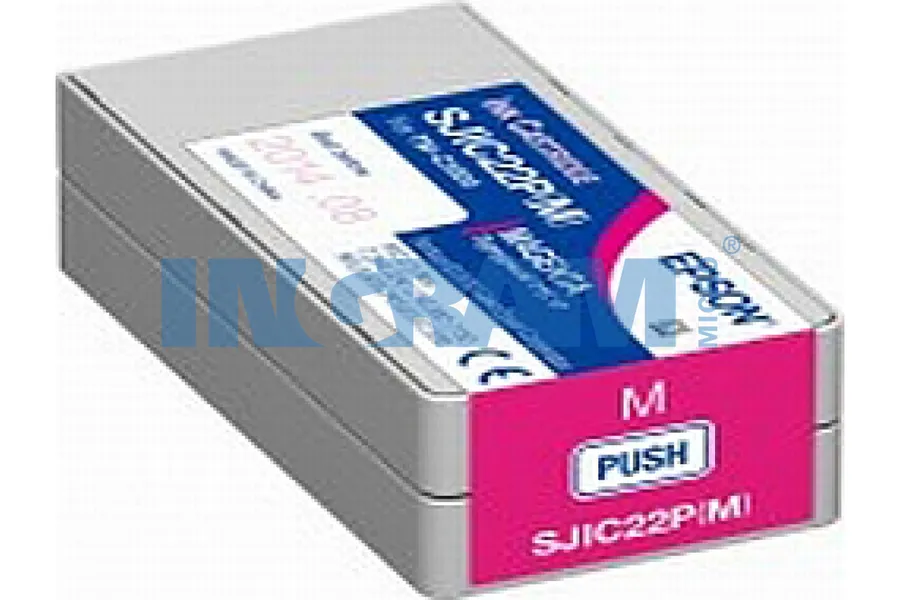 SJIC22P(M): Ink cartridge for ColorWorks C3500 (Magenta)