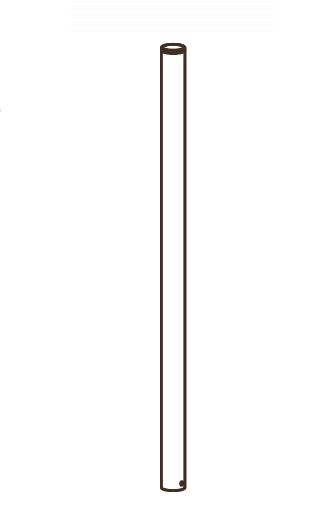 711MM POLE/BLACK